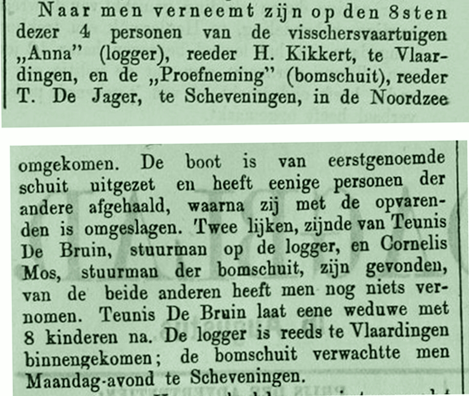 Proefneming en de Anna